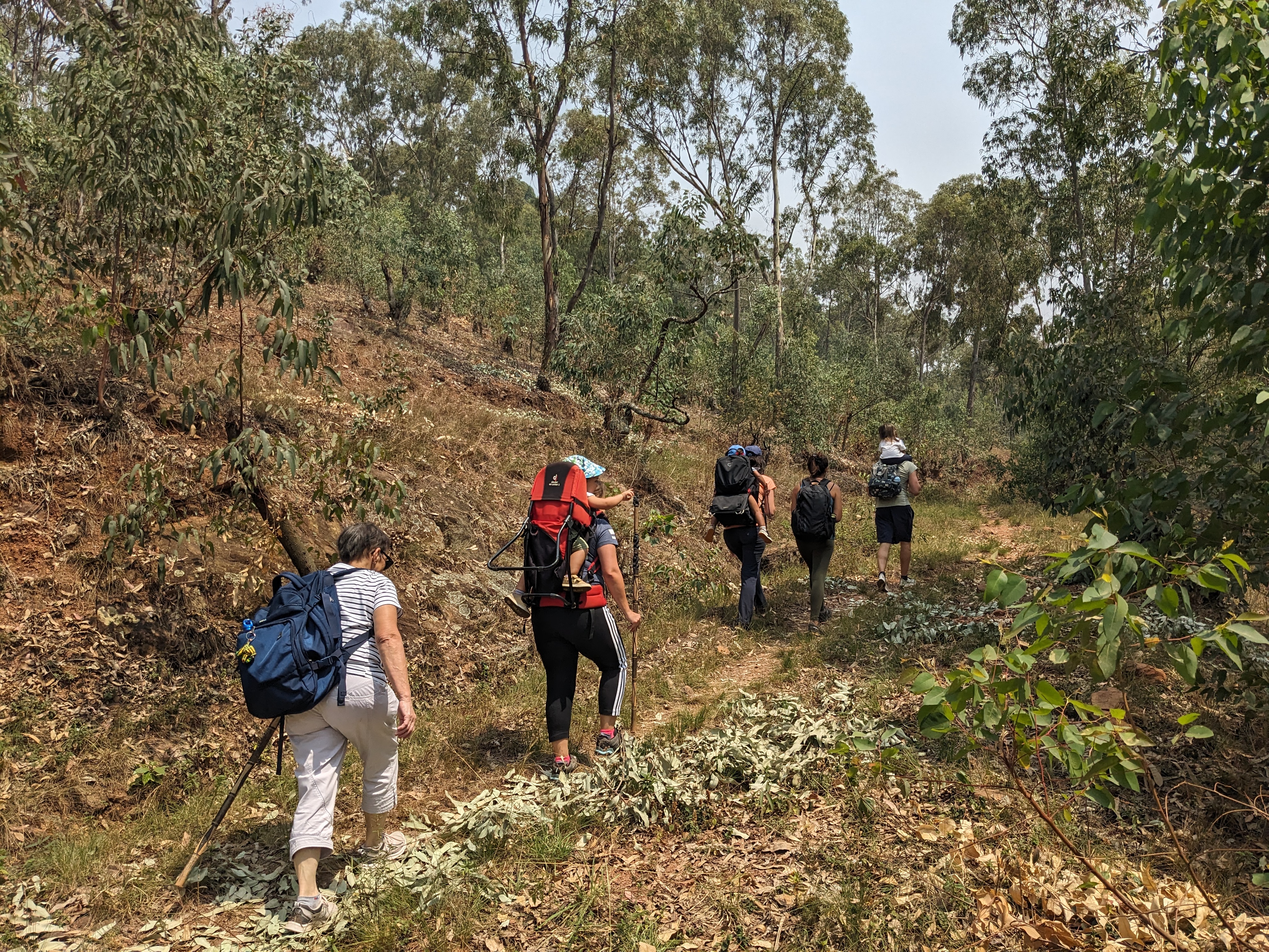 Hiking in Mount Jali as the pickpoint of Kigali City with its height around 2080 Meters above the sea level